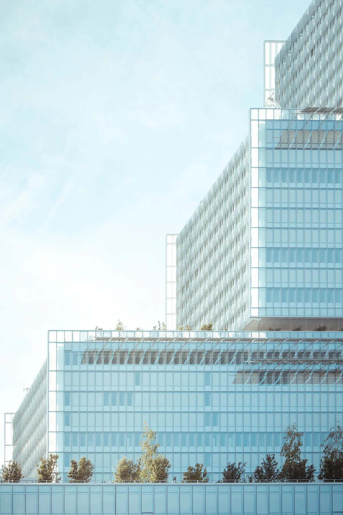 Le Palais de Justice de Paris par l'architecte Renzo Piano, photographie d'architecture.