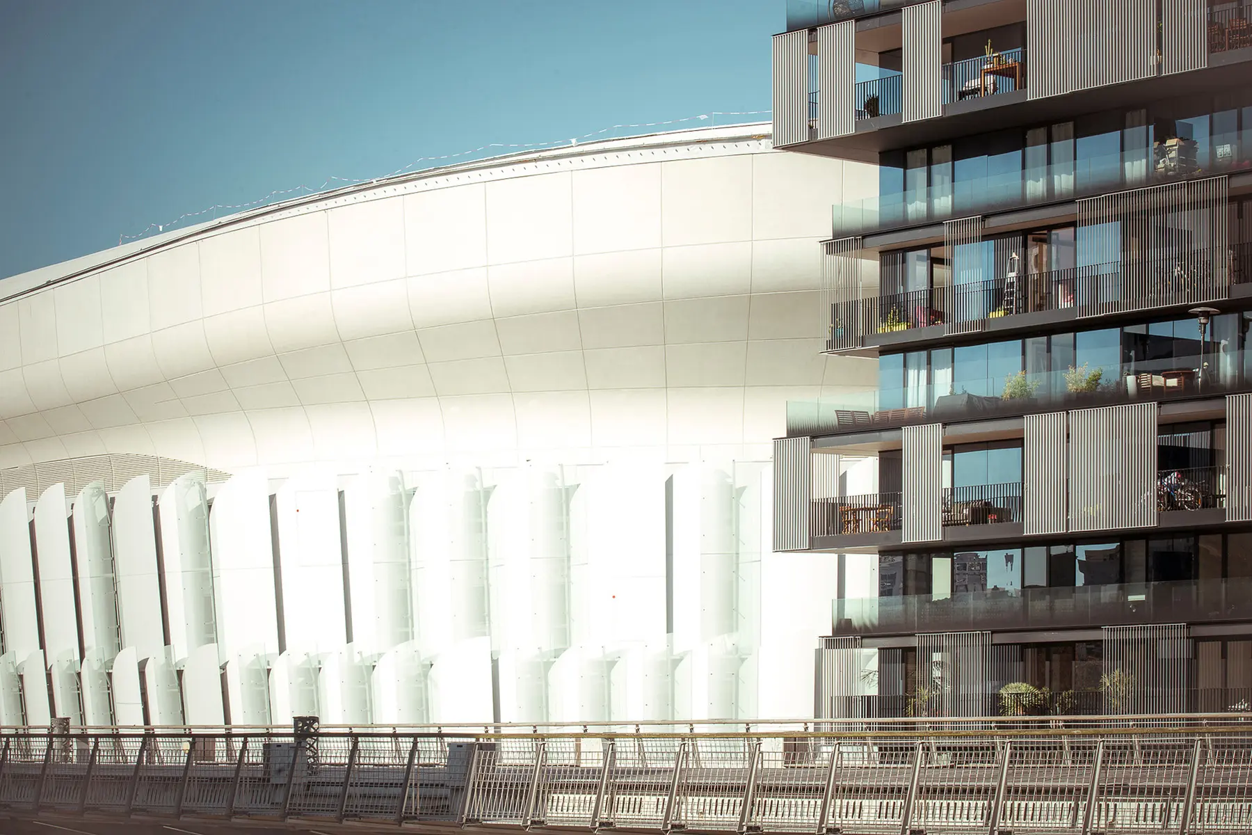 Paris La Défense Arena (U Arena) à Nanterre, architecture de Christian de Portzamparc.